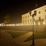 В тобольском кремле обновили освещение и поставили кремлевские урны