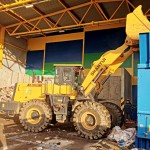 Первые 100 тонн отходов обработали на новом мусоросортировочном заводе